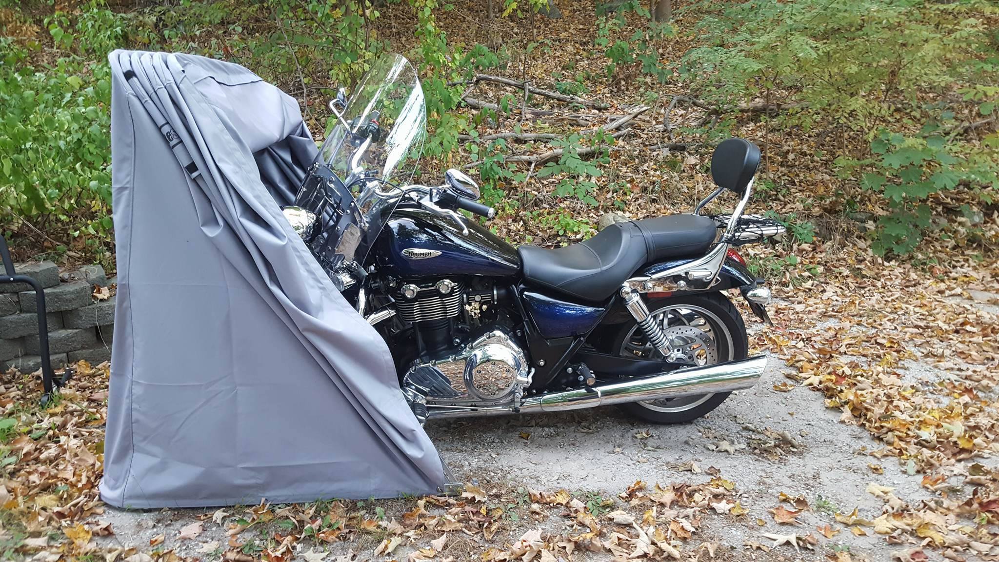 cycle shelter folding motorcycle cover